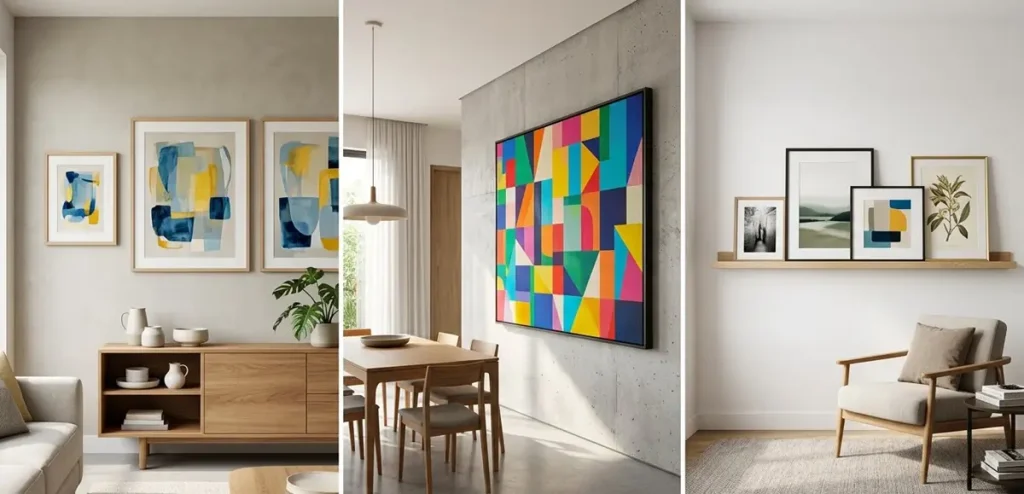 Soluções rápidas: complementar quadro pequeno, desacelerar quadro dominante, usar prateleira para não furar.