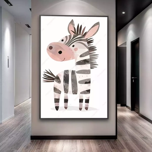 Quadro Infantil deitado sobre a superfície, mostrando os detalhes da moldura inferior direita.