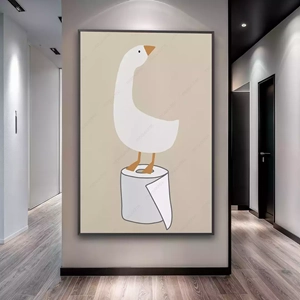 Quadro Para Banheiro deitado sobre a superfície, mostrando os detalhes da moldura inferior direita.