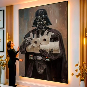 Quadro Para Banheiro visto de frente, exibindo sua moldura e sua arte.