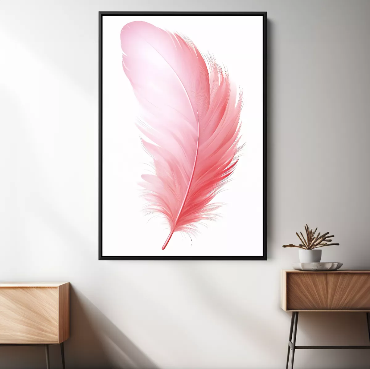 Quadro Pena rosa