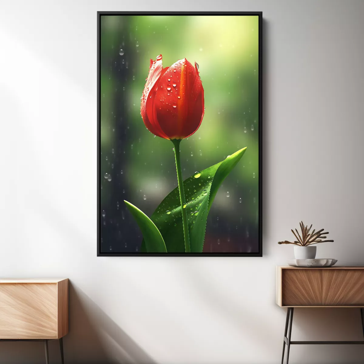 Quadro Tulipa vermelha